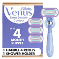 Gillette Venus Razor for Women with 4 Blade Refills