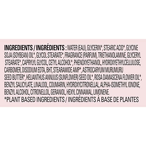 Love Beauty and Planet Delicious Glow Body Lotion for Soft, Glowing Skin Murumuru Butter & Rose Natural Ingredients, Plant-Based Moisturizers, Vegan, Cruelty-Free, 13.5 Ounce (Pack of 3)