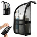Standing Toiletry Bag with Hooks - Waterproof Travel Organizer