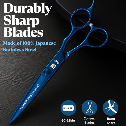 Professional 5.5" Hair Cutting Scissors - Japanese Stainless Steel Barber Shears