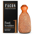 Facón Terracotta Pumice Stone - 2-Sided Foot Callus Remover & Scrubber