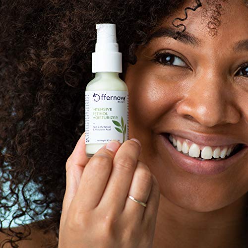 Intensive Retinol Moisturizer - Deep Hydration Night Cream 2.5% Vitamin A & Hyaluronic Acid + Vitamin E - Crema Humectante Intensiva de Retinol - Antiarrugas con ?cido Hialur?nico y Vitamina E