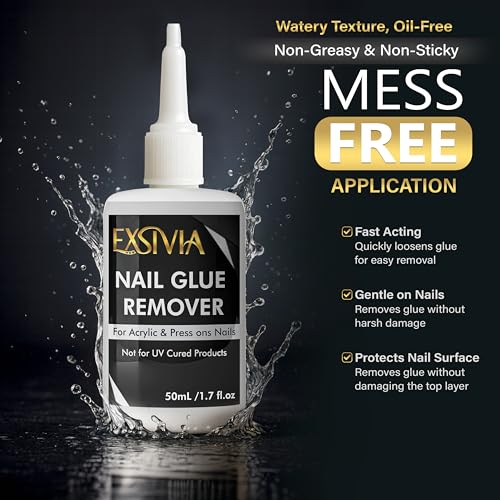 EXSIVIA Gentle Non-Acetone Press On Nail Glue Remover Serum - 50ml