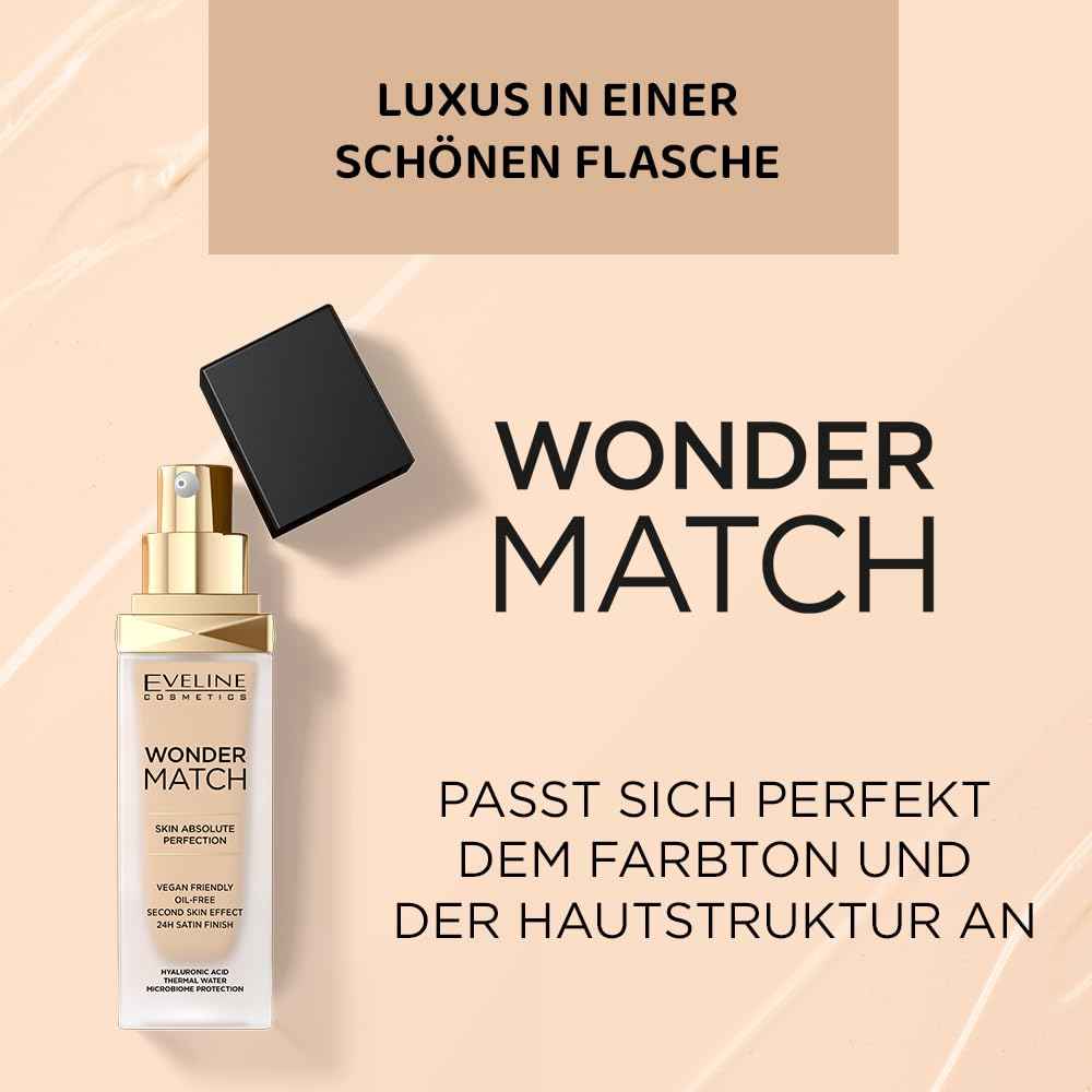 Eveline Cosmetics Wonder Match No.15 Natural Face Fluid 30ml