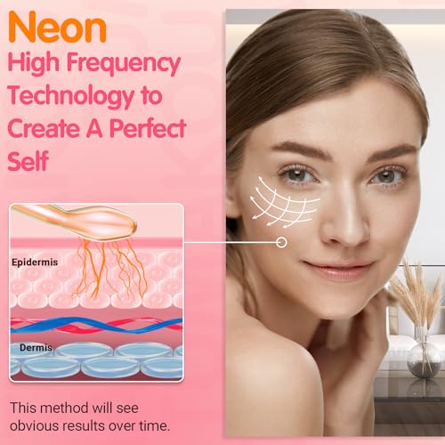 TUMAKOU High Frequency Facial Machine - 4 Tube Wand Device
