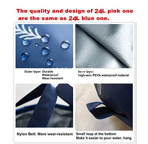 Portable 24L Collapsible Foot Soaking Basin - Travel Foot Spa Tub