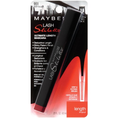 Maybelline Lash Stiletto Ultimate Length Mascara, Very Black