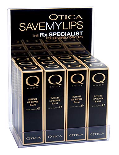 Qtica Intense Lip Repair Balm - Set of 6 by QTICA Beeswax Smooth Creamy Texture Restorative Lip Gel for Dry, Chapped Lips Instant Hydration, Softness