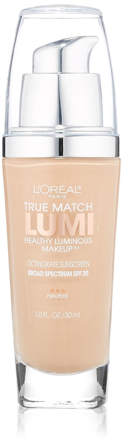 L'Oreal Paris True Match Lumi Healthy Luminous Makeup, Neutral, 1 fl; oz.