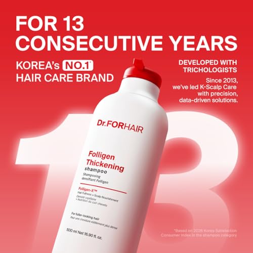 Dr.FORHAIR Folligen Thickening Shampoo 2.4oz | Biotin & Rosemary