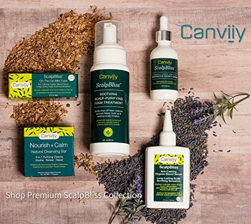 Canviiy ScalpBliss Itch-Calming Serum - Organic Scalp Moisturizer