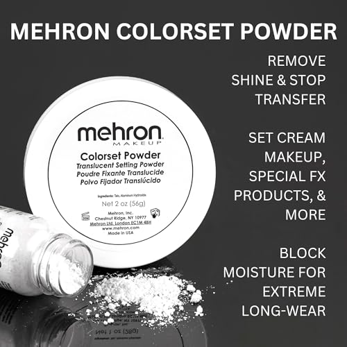 Mehron Colorset Translucent Setting Powder 0.5 oz