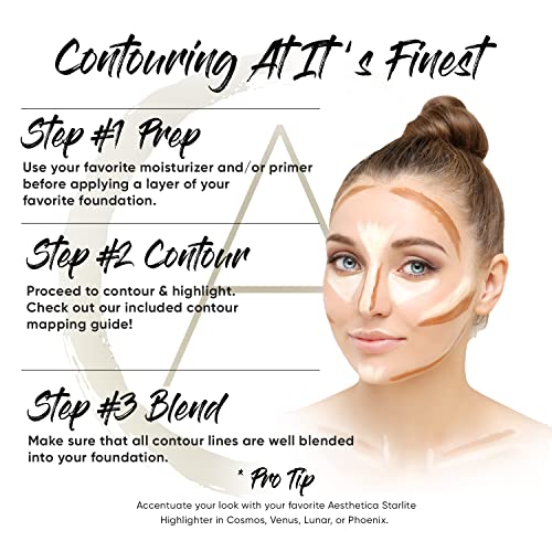 Aesthetica Cream Contour & Highlighting Kit - 6 Shades