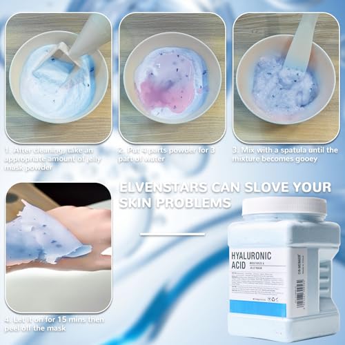 Collagen Jelly Mask ? Jelly Mask for Facials & Vajacial, Mascarilla Hidropl?stica Facial,Esthetician Supplies for All Skin Types (Hyaluronic Acid)