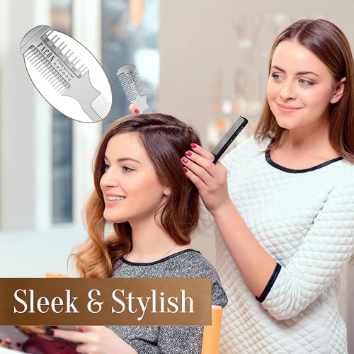 Hair Razor Comb with 12 Replacement Blades - Professional Thinning