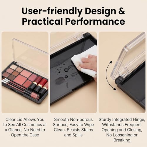 Empty Magnetic Makeup Palette, Refillable Travel Cosmetic Organizer