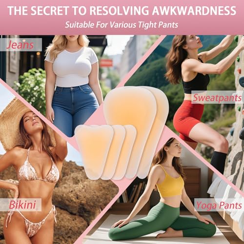Camel Toe Concealer Pads - 5 Pack Invisible Adhesive Covers