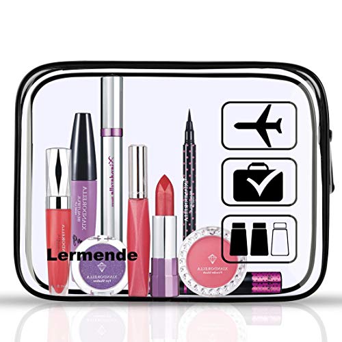 TSA Approved Clear Toiletry Bag 2-Pack - Travel Quart Size