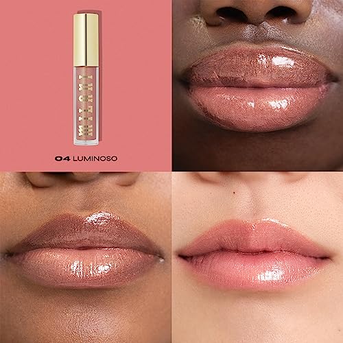Milani Lip Gloss, Keep It Full Nourishing Lip Plumper with Hyaluronic Acid & Peptides for Soft, Fuller-Looking Lips (0.13 Fl. Oz.) Luminoso