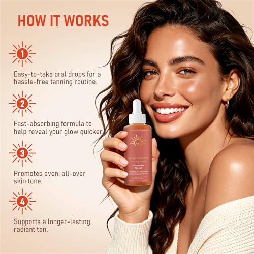 Glow Drops Tanning - Natural Self-Tanning Drops, 2x60ml