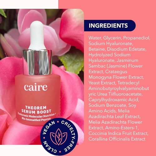 Caire ¡®Own Your Age¡¯ Hyaluronic Acid Peptide Deep Infusing Serum for Face, Eyes + Neck | Wrinkle Fighting, Collagen Generation for Women Over 40 | 30ml