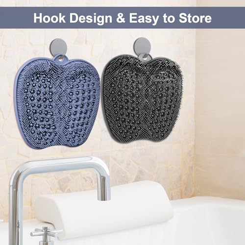 Large Foot Scrubber Mat for Shower - Exfoliating Foot Spa