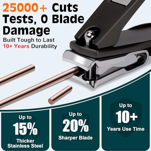 Heavy Duty Toenail Clippers Set for Thick Ingrown Nails