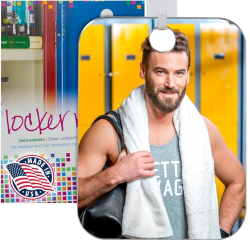 Shave Well Locker Mirror - Travel-Friendly Full-Face Design