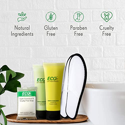 ECO Amenities 140-Piece Hotel Toiletries Set - TSA Travel Shampoo