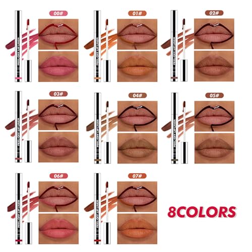 Matte Peel Off Lip Stain & Liner - Long Lasting Waterproof