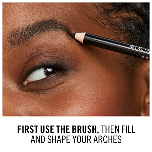Rimmel Brow This Way Eyebrow Pencil, Dark Brown, Pack of 2