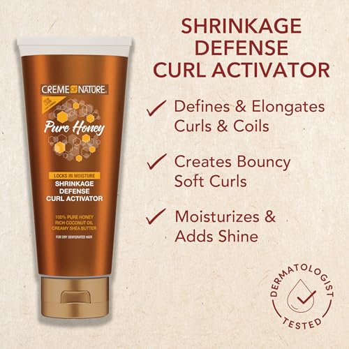 Creme of Nature Curl Activator - Honey Shrinkage Defense 10.5oz