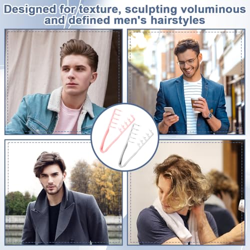 Men's Texturizing Comb for Volume & Root Lift