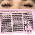 Goddvenus Wispy Lash Clusters Kit - 300pcs DIY Eyelash Extensions