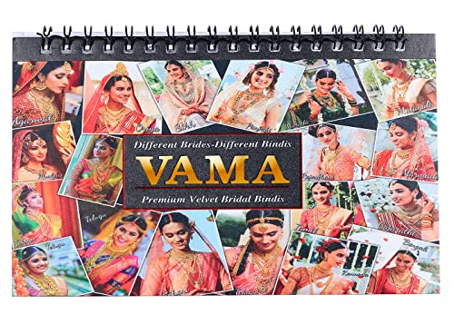VAMA Stone Bindi Booklet for Women - 376 Kumkum Bindis