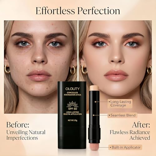 Foundation Stick SPF 50 Full Coverage Concealer – Matte Finish