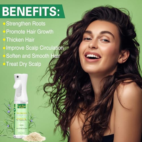 WOZUTUNT Rosemary & Rice Water Spray for Hair Growth - 10 fl oz