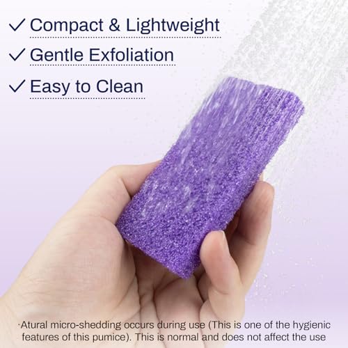 20 Pack Small Pumice Stones for Feet - Exfoliating Foot Callus Remover