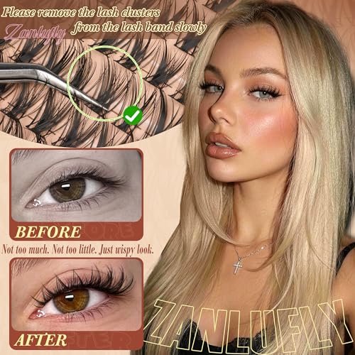 Wispy Lash Clusters 10-16mm C Curl Eyelash Extensions 126pcs