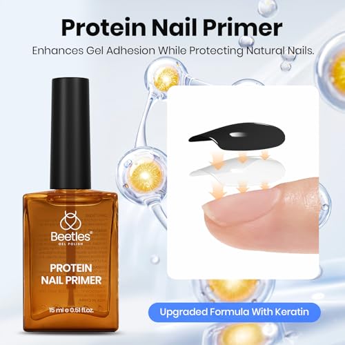 Beetles Gel Nail Dehydrator Primer Base Top Coat Set