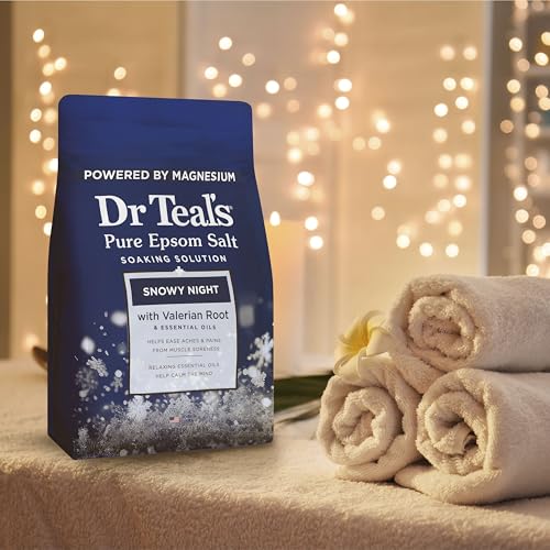 Epsom Salt Magnesium Soak with Essential Oils, 3 lbs - Snowy Night