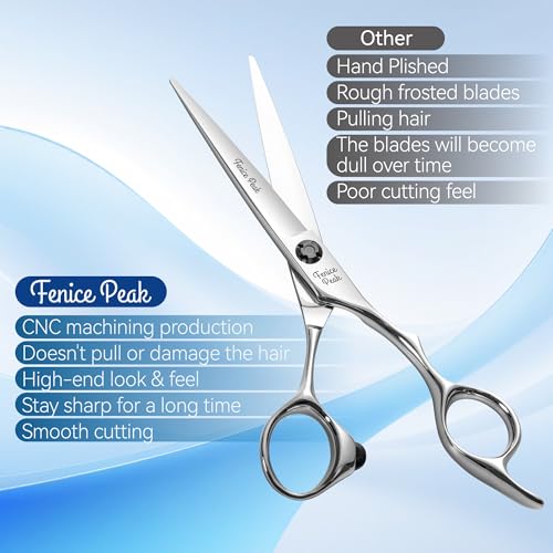CNC Professional Hair Cutting Scissors 6.0" VG10 Stainless Steel