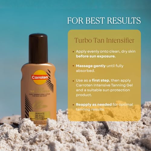 Carroten Turbo Tan Intensifier Spray - 5oz Tanning Primer