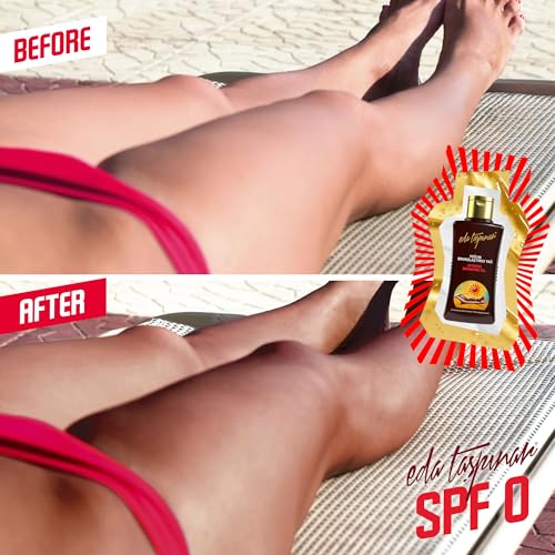 Eda Taspnar Fast Tanning Oil SPF 0 - 2 Pack Travel Size Deep Bronze Glow