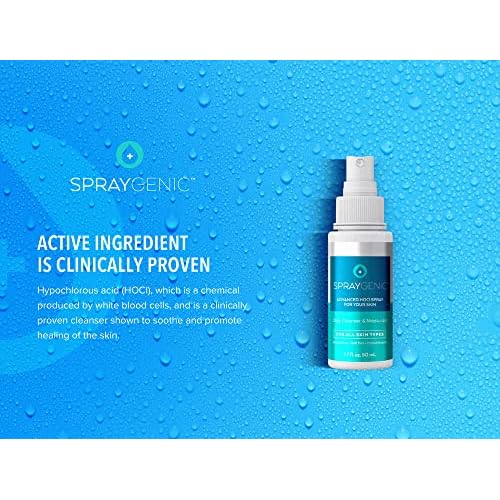 Advanced HOCl Spray For Your Skin, Daily Cleanser & Moisturizer, For All Skin Types, 50ml (1.7 fl oz)