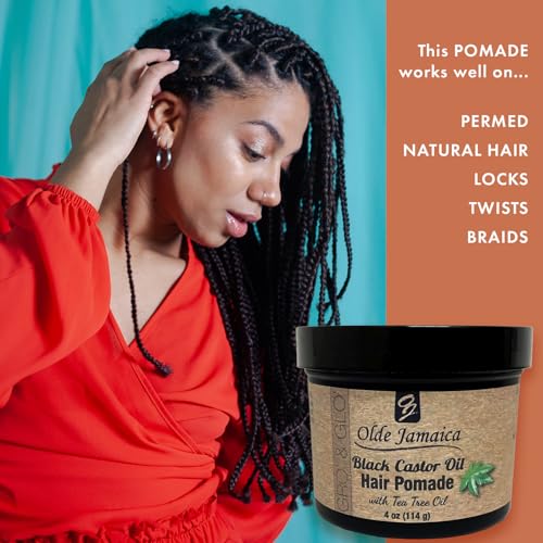 Olde Jamaica Black Castor Oil Hair Pomade, 4 Fl Oz (Pack of 1)