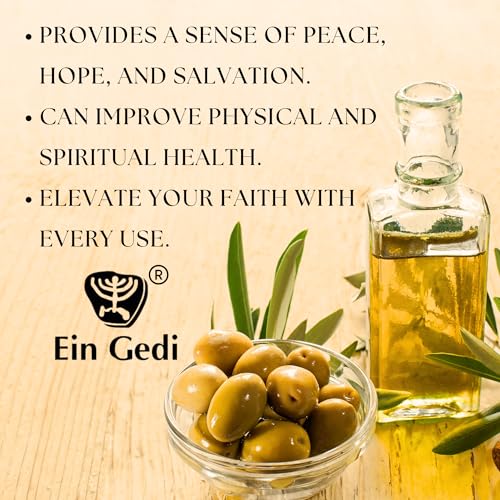 EIN GEDI Pomegranate Anointing Oil, Made in Holy Land (250ml - 8.5 Oz) Anointing Oil for Prayers and Blessings Scented with Oils of The Bible. (250, Pomegranate)
