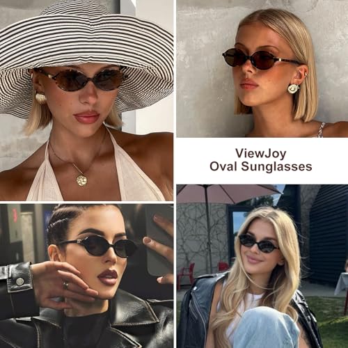 Retro Oval Sunglasses for Women | Vintage 90s Y2K