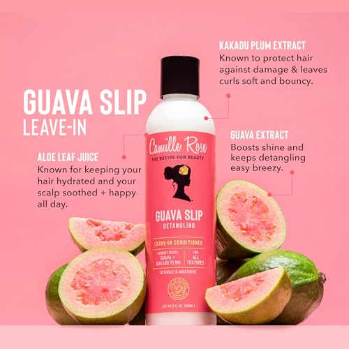 Camille Rose Guava Slip Leave-In Detangler - 8oz