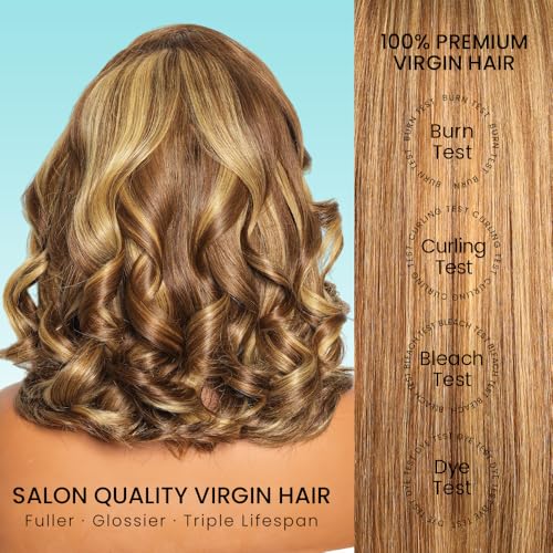 Ashimary Body Wave Bob Wig 14" Glueless Human Hair 7x5 Lace